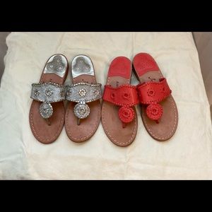 Bundle of EXELLENT used cond. Jack Rogers sz 5/5.5